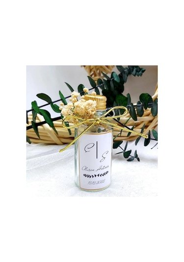 30 Adet 30 CC Metal Kapaklı Kolonya Şişesi Nişan Hediyelik