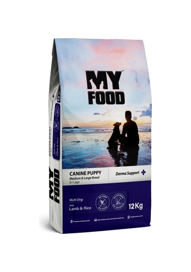 My Food Yavru Köpek Orta Ve Büyük Irk Maması Kuzulu Pirinçli - 2,5 Kg