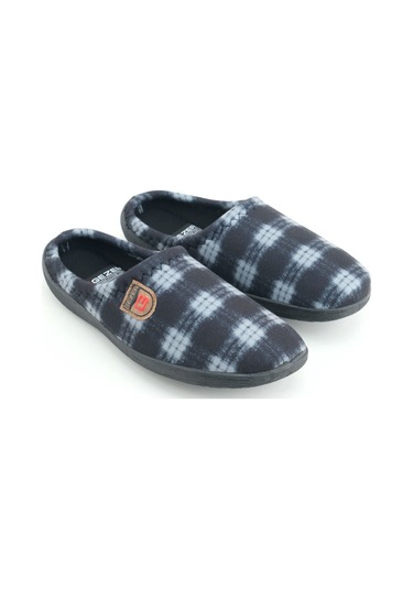 Gezer Erkek Kışlık Rahat Taban Ev Bahçe Terlik Siyah