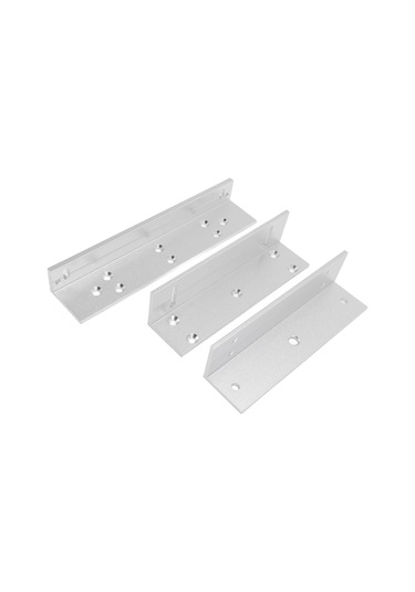 Vkemall 180kg Tutma Gücü Alüminyum Z/l Tipi İç Kapı Elektromanyetik Kilit Braketi 180mm - Ev Ofis Mağaza Güvenliği