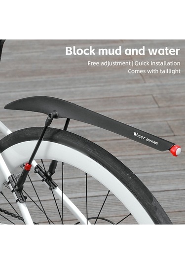 Pazly Yol Bisikleti 700c Çamurluk Seti - Hızlı Çıkarmalı Ön Çamurluk Hafif Mudguard, Küçük Boyutlu