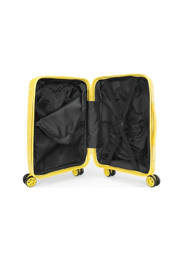 Wexta Wx-pp17 Sarı Orta Boy Polipropılen Valiz Sari