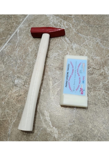 Laminant Parke Orta Polyamid Döşeme Çakma Takozu 2cm 15cm Ve 500gr Çekiç