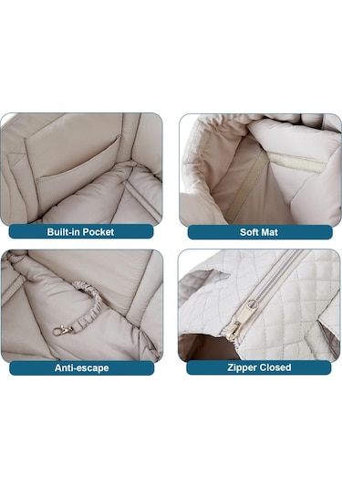 Cbtx Pet Çanta Sonbahar Ve Kış Omuz Kedi Gezi Çantası, Renk: Açık Pembe