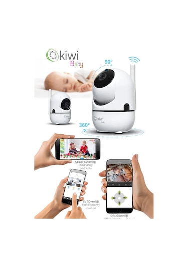 Kiwi Kamera Bebek Ip 360 Dönerli Kbaby99 5929