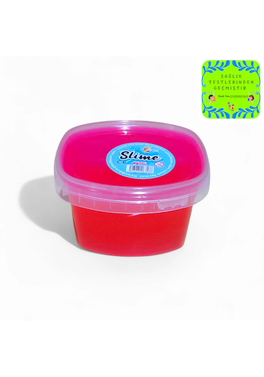 Slime Pembe Renk 200 Gr - Hazır Slime Sağlık Sertifikalı
