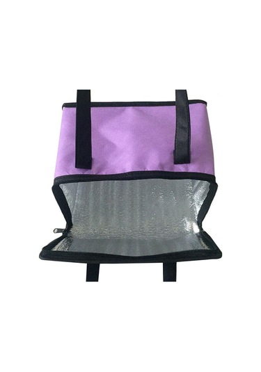 Sarı Yiyecek İçecek Öğle Yemeği Piknik Ofisi İçin Taşınabilir Soğuk Çanta Yalıtımlı Termal Soğutucu 6 Inch Sarı