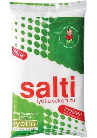Salti İyotlu Sofra Tuzu 3 KG