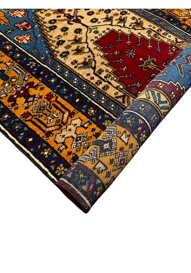 El Dokuma Sıfır Yahyalı Halısı 105x185 Özel Model Yün Namazlık