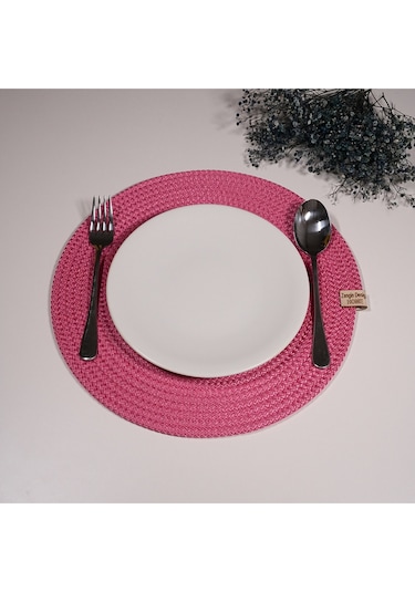 Zengin Design Home 10 Yuvarlak Runner & Amerikan Servisi Pembe