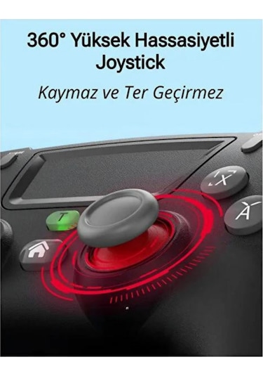 Lobo Kablosuz Oyun Konsolu Gamepad Bluetooth Joystick Android Tv Switch Apple Uyumlu iOS Ps4 Ps3 Pc Titreşimli