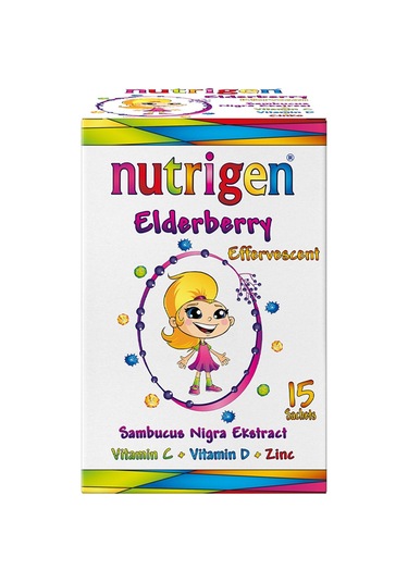 Nutrigen Elderberry Kara Mürver Efervesan 15 Saşe