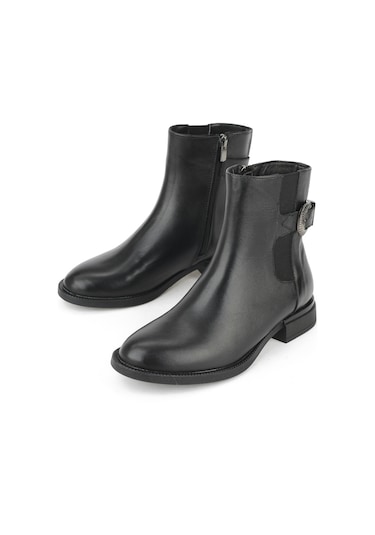 Ziya, Kadın Hakiki Deri Bot 1531022z7614 Siyah 1531022z7614 000 Siyah