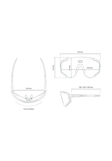 Scicon Aeroscope Parlak Siyah - Aynalı Bronz/ Ey390702 Siyah
