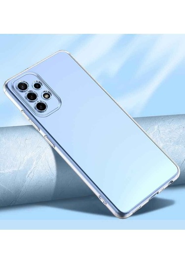 Prolysus Samsung Galaxy A23 Uyumlu Kamera Korumalı Şeffaf Yumuşak Silikon Kılıf