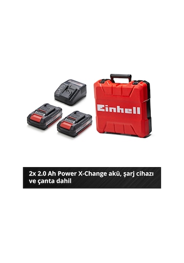 Einhell TP-CD 18/50 Li-i BL Kit (2x2,0Ah) Çift Akülü Darbeli Vidalama - 4513940