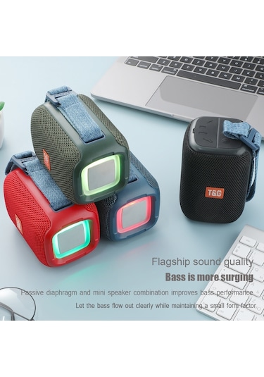 T&G TG339 Taşınabilir RGB Bluetooth Hoparlör