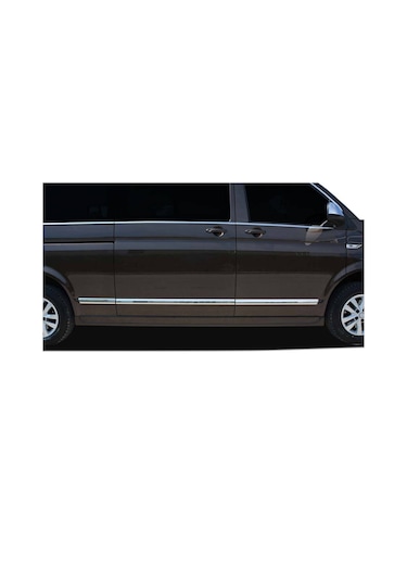 Omsa Vw T6 Transporter Krom Yan Kapı Çıtası Çift Sürgü 5 Parça 2015-2019 Arası