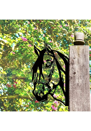 Suofeng Bahçe Dekorasyonu İçin Göz Atan At Figürü Dış Mekan Ve Ev İçi Metal Sanat Aksesuarı