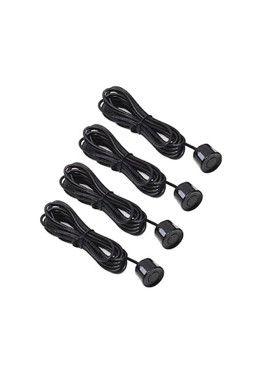 Moly Araba Park Etme Radar Sistemi, 4 Ultrasonik Sensör, Tersi Vites Sesli Uyarı, Kolay Kurulum 12v, Profesyonel Park Yardımcısı