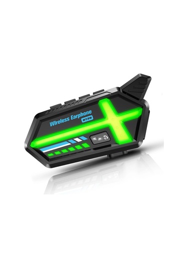 Bt26 Motosiklet Kask Kulaklık Bluetooth Rgb Işıklı 2 Eşleşme Tdrtr