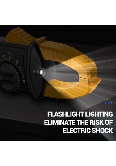 Pazly Ve St180 Siyah Multimetre Kelepçesi Gerilim Ekran Dijital Dc Aneng Akıllı Ac Wq