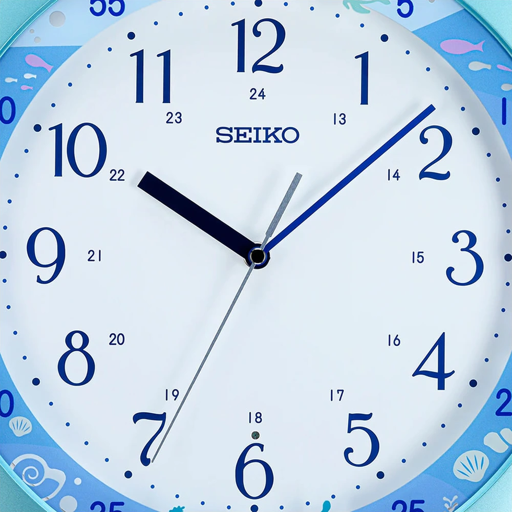 Seiko Clock Qha010m Duvar Saati Mavi