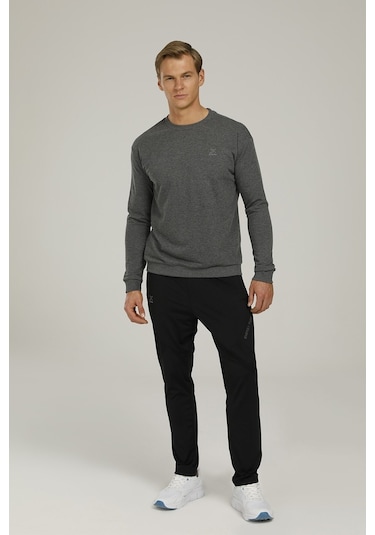 Kinetix Sn90 Basıc C-neck Sweatsh Gri Erkek Sweatshirt