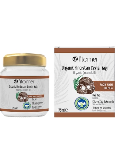Organik Hindistan Cevizi Yağı 175 ML
