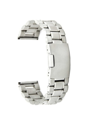 1. Kalite 22Mm Çelik Saat Kordonu Yandan Kilitli Klips Metal