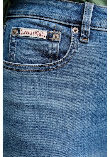 Calvin Klein Bayan Kot Pantolon Lv047b769g Vrw Mavi Mavi Calvin Klein Bayan Kot Pantolon Lv047b769g Vrw Mavi Mavi