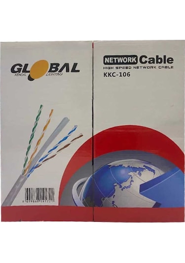 25 Metre Cat 6 4/23 Awg Utp Data Kablosu Global