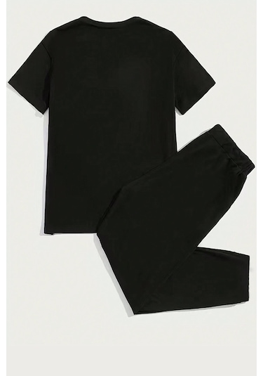 Antrasit Eşofman Takımı Siyah4