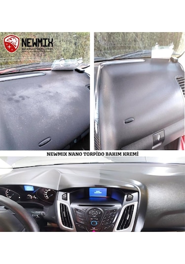 Newmix Torpido Bakım Kremi Nano 225 G ve Uygulama Süngeri