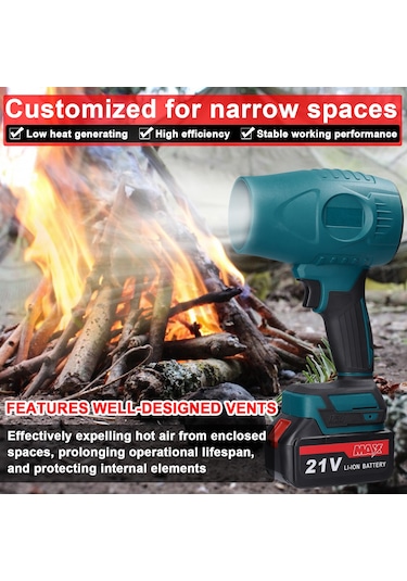 Vkemall Turbofan El Tipi Kanallı Turbofan Yüksek Güçlü Jet Fan Lityum Şiddetli Fan Çok