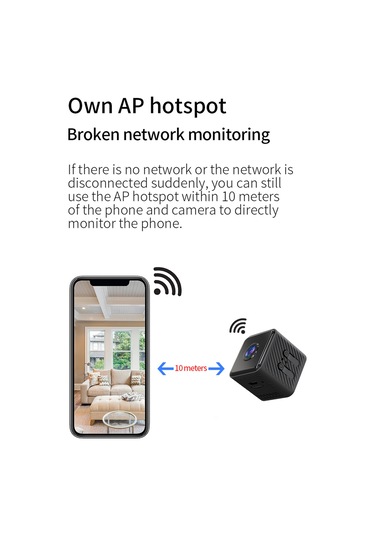 Suofeng X2 Akıllı Güvenlik Kamerası: Dışarı/içeri Kullanıma Uygun, Kablosuz Bağlantı, İkizgen Gece Görüşü, Hareket Algılama, 64gb Depolama Desteği