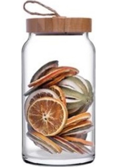 Ahşap Kapaklı Woody Kavanoz 43593 1130 cc Fma05086