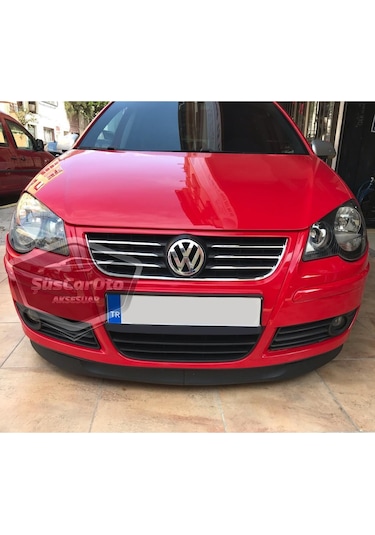 Vw Polo Mk4 - 4.5 2002-2008 Uyumlu Üniversal Astra H Lip Esnek Ön Lip 2 Parça Tampon Altı Dil Karlık Ön Ek 00 Şüscaroto Aksesuar