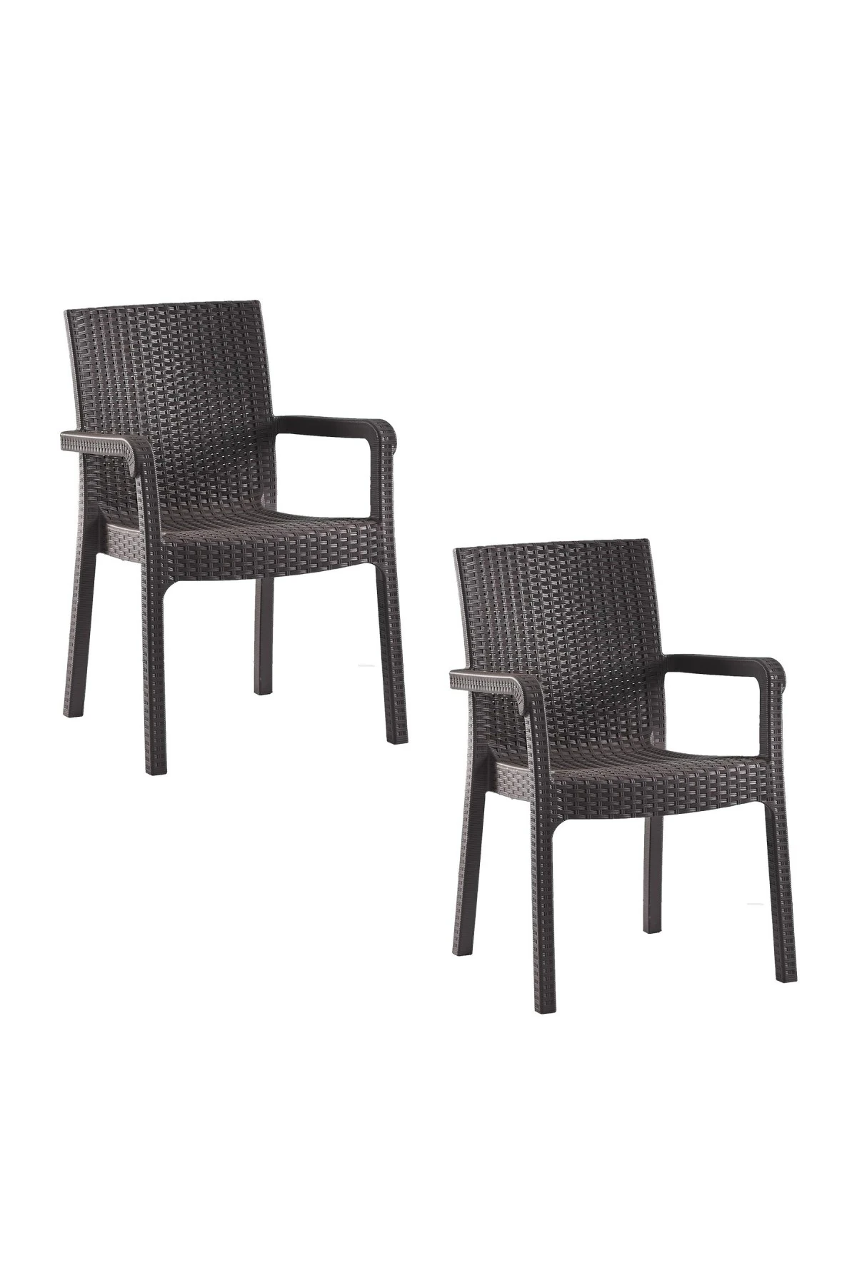 Holiday Markiz Sandalye 2 Li Set Acı Kahverengi