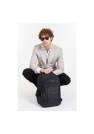 Dada Siyah Okul Çantası Geniş İç Hacim Yandan Cepli Uzun Ömürlü ve Sağlam Ortaokul - Lise - Üniversite