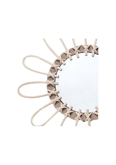 Pazly Yatak Suntek Oturma Odası Odası Için Dekoratif Daire 31cm Wx Bej