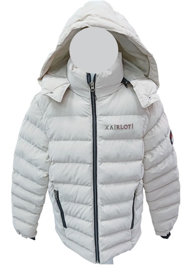 Kız Çocuk /erkek Çocuk Kapüşonu Çıkabilen İçi Peluş Astarlı Fermuar Cepli Krem Renk Mont Krem