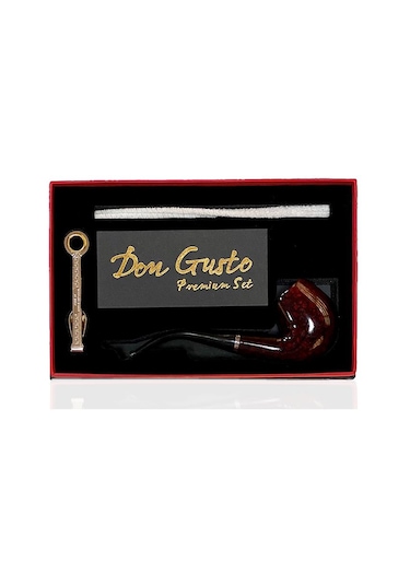 Don Gusto 9mm Başkangıç Pipo Seti Kahve
