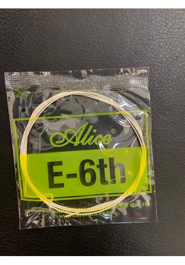 Mi Tek Tel  - Gitar Teli 6. Tel Kalın Mi - E Tek Tel-9008496932943