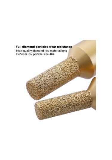 Xiyyadms M14 Uçlu El Fırçası İçin Elmas Telli İşi, Mermer Ve Kuvars Taşları İçin Kenar Düzenleme Aracı, 12mm Çap