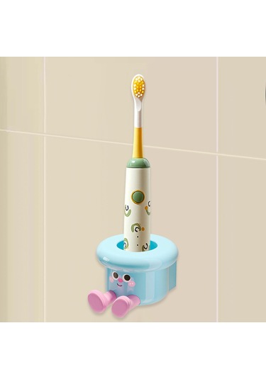 Homyl Diş Fırçası Tutucu Duvara Monte Banyo Düzenleyici Otel Mavi