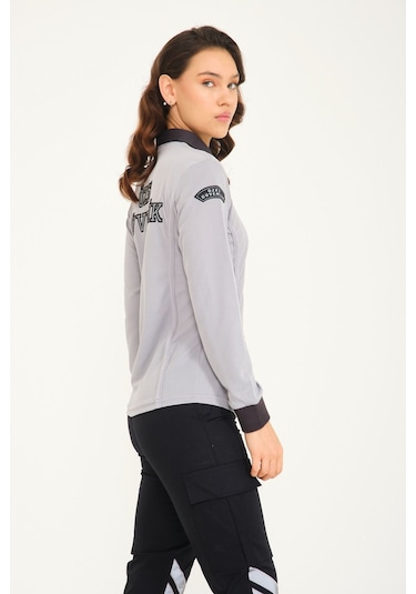 Yeni Tip Kamu Özel Güvenlik Kışlık Kadın Sweatshirt Gri