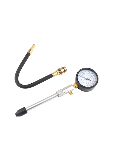 Yaleker Araç Motoru Kompresyon Test Cihazı - 300 Psı Basınç Ölçer İle Tamir Kiti