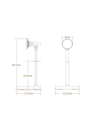 Masaüstü Canlı Yayın Konferansı İçin Alüminyum Alaşımlı Braket, Gümüş GÜMÜŞ