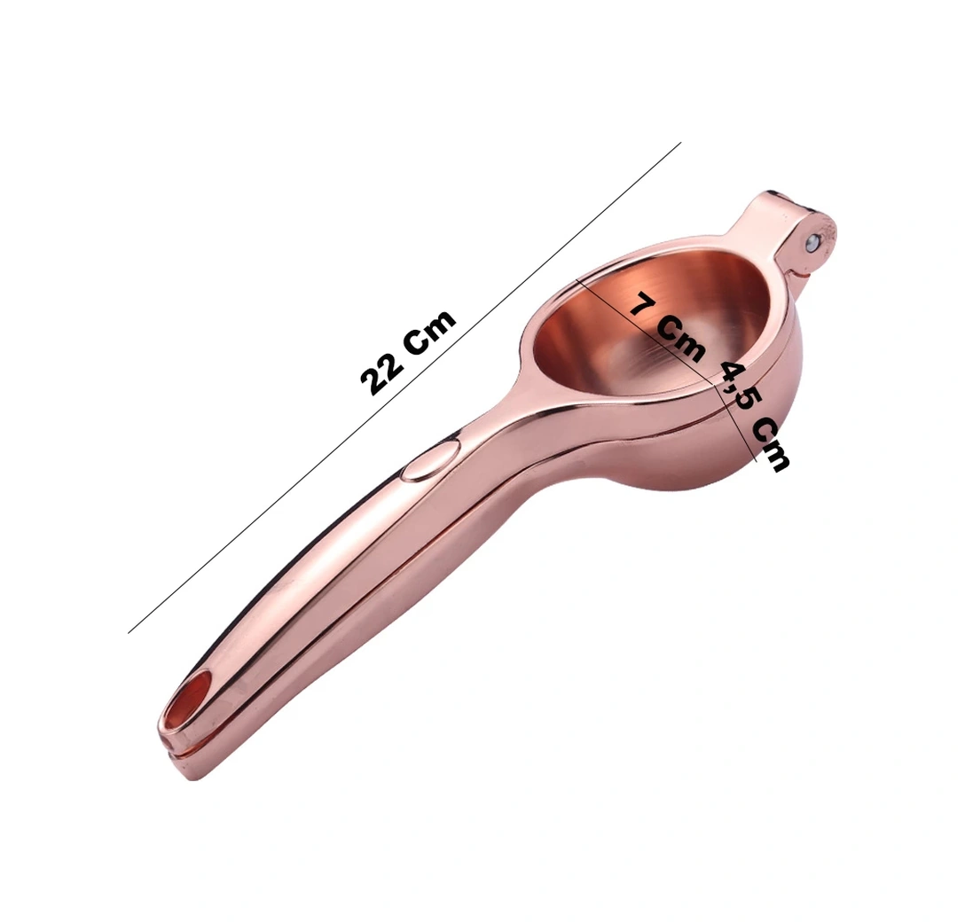 Mybru Rose Paslanmaz Çelik Limon Sıkacağı Narenciye Sıkacağı Büyük Boy Çok Renkli